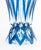 Contemporary St. Louis Blue Cut Crystal Vase For Sale - Image 3 of 8