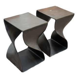 Bernhardt Interiors Vika Side Tables, Pair For Sale