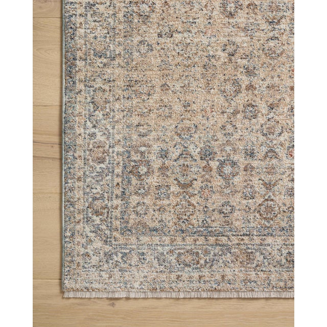 2020s Angela Rose x Loloi Blake Rug Beige / Denim 5'-3" x 7'-6" Area Rug For Sale - Image 5 of 8
