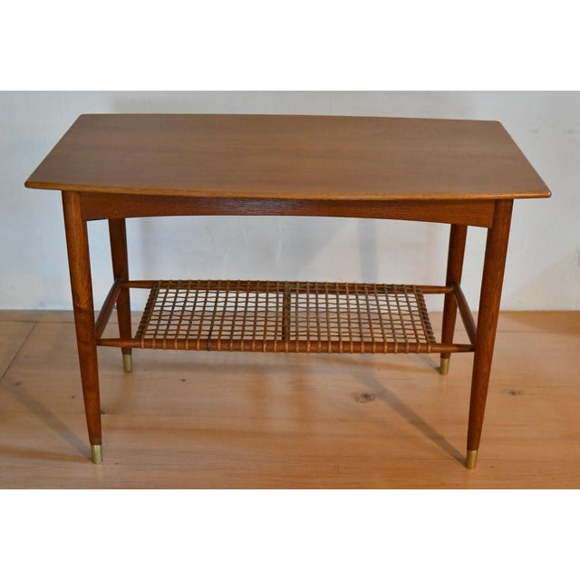 1970s Coffee Table with Bertil Fridhagen Top from Bodafors, 1970s For Sale - Image 5 of 5