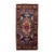 1950s, Vintage German Tribal Style Wool Rug, Geometric Medallion, 3 X 5 For Sale