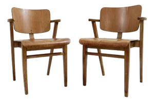 Mid-Century Plywood Beech Chair