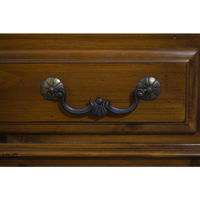 Ethan Allen Country French Pine Slant Front Desk For Sale - Image 11 of 18