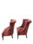 Vintage Queen Anne Style Tufted Wingback Chairs Newly Reupholstered - Pair For Sale - Image 14 of 14