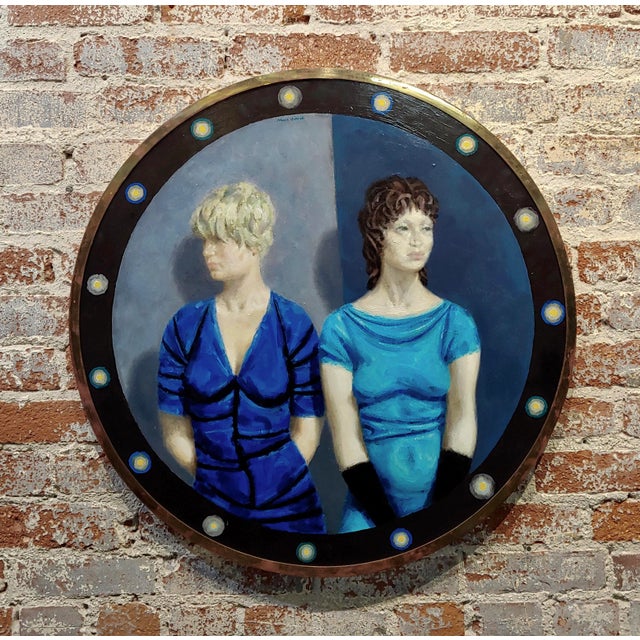 Joseph Hirsch - New York Southwest Corner Street Girls -Oil Painting For Sale - Image 12 of 12