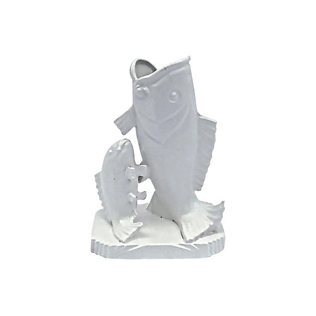 Art Deco St. Clement Fish Vase For Sale