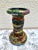 Vintage Handcrafted Glass Mosaic Beaded Pillar Candleholder For Sale - Image 4 of 4