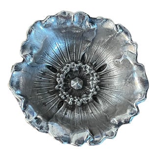 Buccellati Style Sterling Flower Dish For Sale