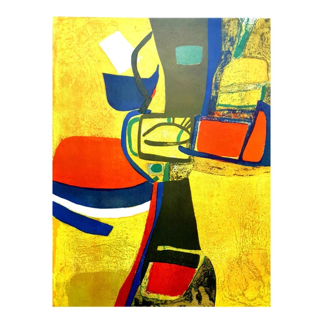 Maurice Estève - Composition - Original Lithograph 1965 For Sale