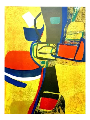 Maurice Estève - Composition - Original Lithograph 1965