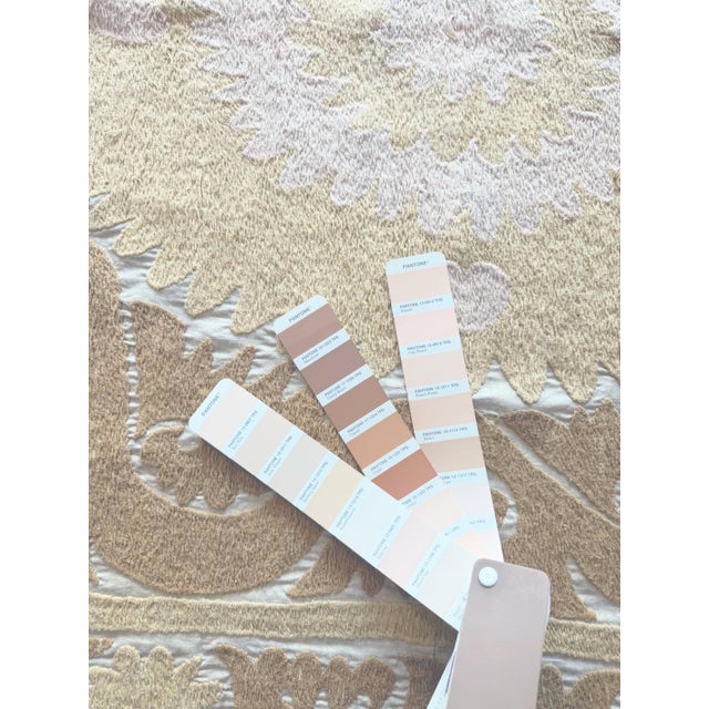 1970s Suzani Wall Hanging For Sale - Image 9 of 9