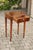 Italian 1820s Walnut Side Table with Oyster Veneer and Inlaid Quadrilobe Motif For Sale - Image 11 of 12