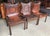 Safari Style Leather Dining Chairs, Set of 4 For Sale - Image 18 of 18