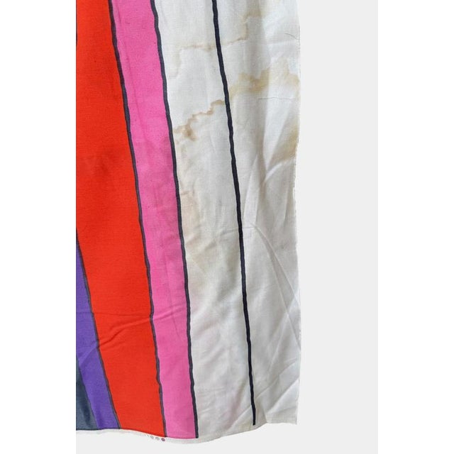 Red Cotton Panel by Barbara Brenner for Tampella Finland Intair Sion, Finland, 1969 For Sale - Image 8 of 16