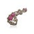 Vintage Inspired 9 Ct Ruby & Diamond Scrollwork Statement Brooch Pendant For Sale - Image 4 of 15