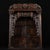 Chinese Huali Rosewood Carved Shrine Cabinet With Lotus Motif For Sale - Image 3 of 9