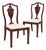 1930s Neoclassical Style Mahogany Side Chairs W/ Carved Rams & Urns - Pair For Sale