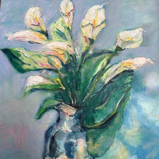 Impressionist 1970’s Original Impressionist Floral Bouquet Still Life Painting For Sale - Image 3 of 6