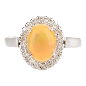 Modern Opal Ring Size 7