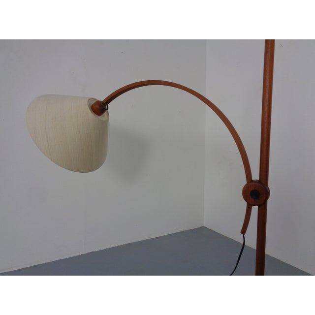 Adjustable Teak Floor Lamp from Domus, Germany, 1970s For Sale - Image 12 of 18
