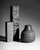 Postmodern Black Porcelain Vase Trio by Martin Freyer and Elsa Fischer-Treyden for Rosenthal, 1960s, Set of 3 For Sale - Image 3 of 18