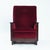 1920s Dutch Art Deco Amsterdam School Red Velvet Chairs, 1930s, Set of 2 For Sale - Image 5 of 18