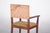 Wood Armchair with Upholstered Seat and Back, 1890s For Sale - Image 7 of 8