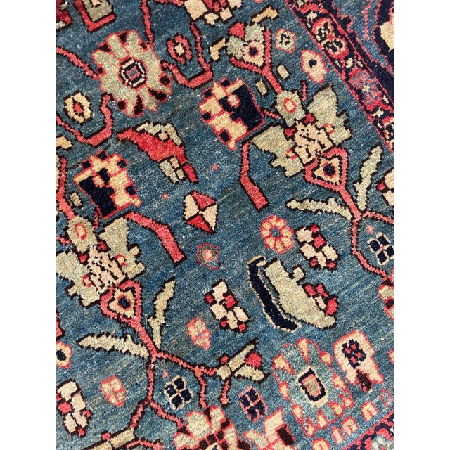 Late 19th Century NAIVE HALVI BIDJAR Mystical Energy-Filled Art Rug 5.10 x 10.3 For Sale In Milwaukee - Image 6 of 15