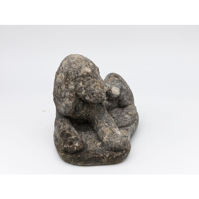 This heartwarming English mid-20th-century concrete dog spaniel garden ornament exudes an authentic vintage charm that...
