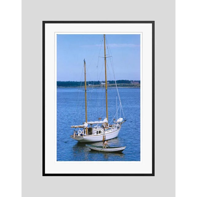 Ready to set sail 1958 by toni frissell a yacht lies at anchor in maine, usa, 1958. antoinette frissell bacon (march 10,...
