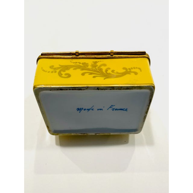 Early 20th Century Made in France Hand Painted Porcelain Tray Desk Set- 3 Pieces For Sale - Image 10 of 12