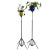 Two spectacular industrial wrought iron plant stands on fully adjustable tripods. These unique plant stands offer endless...