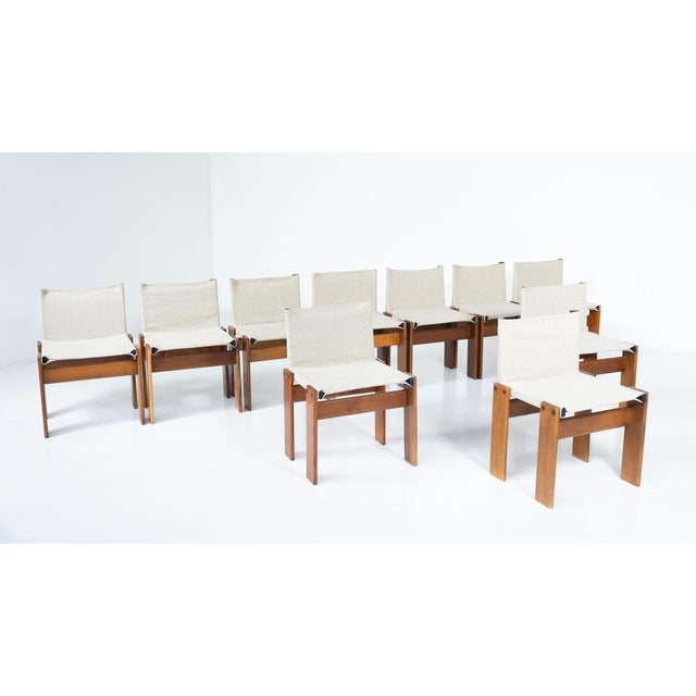 1970s Monk Dining Chair attributed to Afra & Tobia Scarpa for Molteni, 1970s For Sale - Image 5 of 18