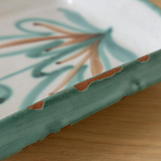 1950s 1950s French Ceramic Flower Dish by Robert Picault, Vallauris For Sale - Image 5 of 12