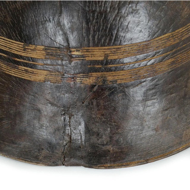 Vintage Old Tuareg Wood Bowl For Sale - Image 4 of 6