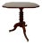 19th Century Mahogany Pedestal Base Candle Stand / Side Table For Sale