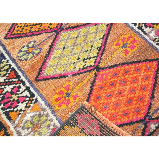 1960s Turkish Oushak Runner For Sale - Image 4 of 7