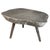 River stone side table from the Ayung River on the island of Bali. We added charred metal legs and polished the top. The...