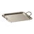Manetta Polished Steel and Brass Tray, Medium, Gold For Sale
