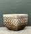 Gray Vintage Basketweave Stone Planter For Sale - Image 8 of 15