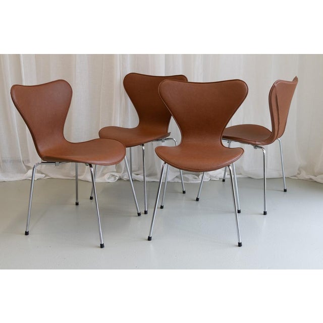 Series 7 Chairs by Arne Jacobsen for Fritz Hansen, 2000s, Set of 4 For Sale - Image 13 of 18