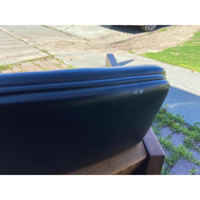 1980s Vintage Modern Walnut Armchair by United Chair Company For Sale - Image 9 of 12