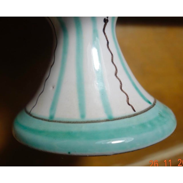 1960s 1960s Orvieto (c.a.e.m.) Majolica Stemmed Sherrbert Cups, Set of Four For Sale - Image 5 of 10