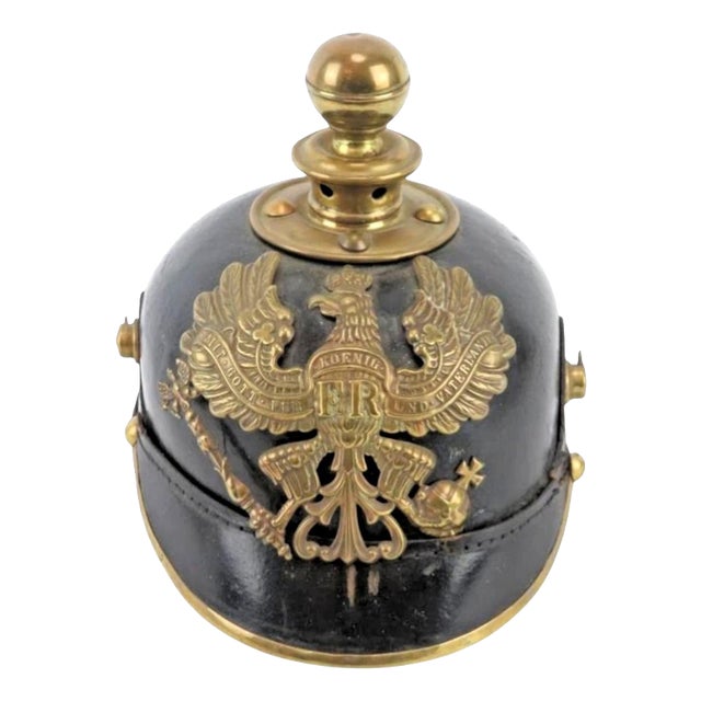 German Prussian M1895 Artillery Pickelhaube Kugelhelm Helmet For Sale