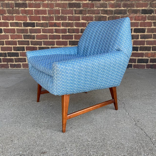 Decently Uncommon Midcentury Selig Danish Modern Chair Often Attributed to Jen’s Risom For Sale - Image 12 of 12