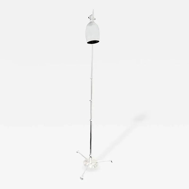 Art Deco Aluminium Floor Lamp in the Manner of Warren Mcarthur For Sale In Philadelphia - Image 6 of 6