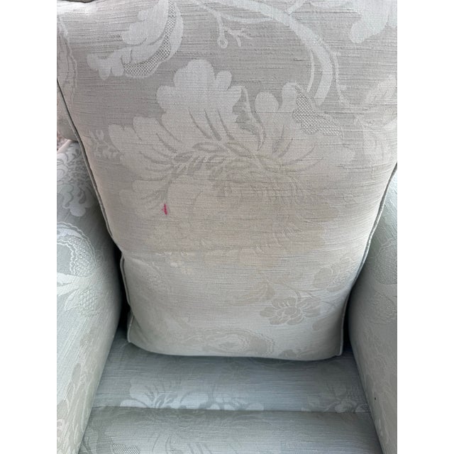 Celadon George Smith Laidback Arm Chair For Sale - Image 8 of 10