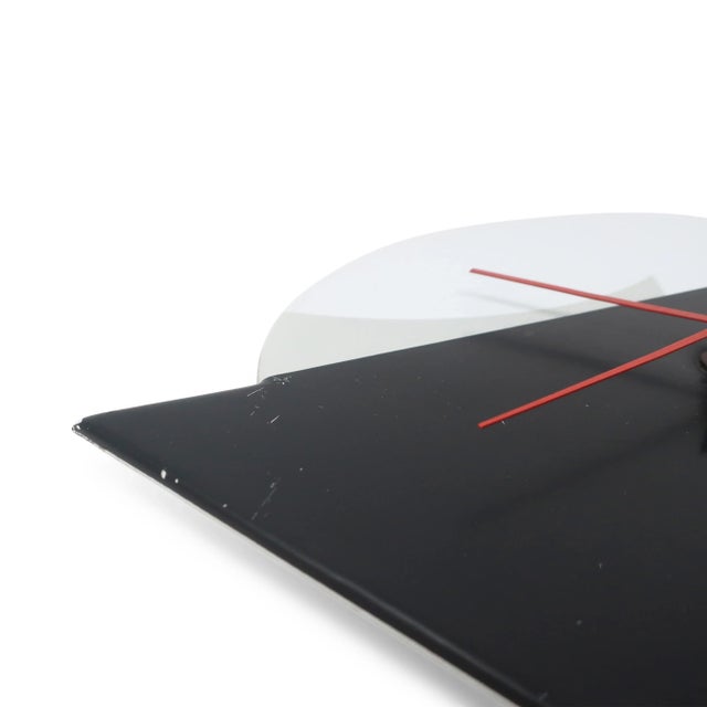 1980s 1980's Geometric Wall Clock For Sale - Image 5 of 8