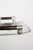Hammered Pewter Tray with Wooden Handles from Schohaus, 1970s For Sale - Image 9 of 10