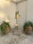 Bronze-Finished Cast Iron Flying Duck Statue on Cast Stone Pedestal For Sale - Image 11 of 12